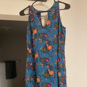Old Navy Blue Floral Dress